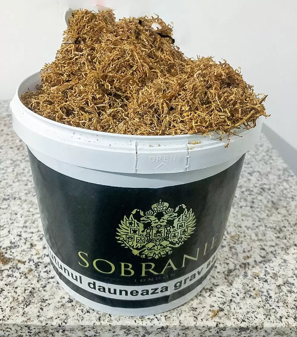 Tutun firicel la Galeata, Sobranie Negru, 1kg